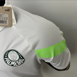 23/24 polo Palmeiras white Player Version Soccer Jersey