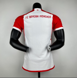 23/24 Bayern Munich Home White Player  Soccer Jersey