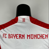 23/24 Bayern Munich Home White Player  Soccer Jersey