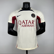 23/24 PSG training Player Version White  Soccer Jersey