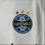 23/24 Gremio Away White Fans Soccer  Jersey