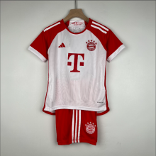 23/24 Bayern Munich home Kids  Soccer Jersey