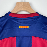 23/24  Barcelona home Kids  Soccer Jersey