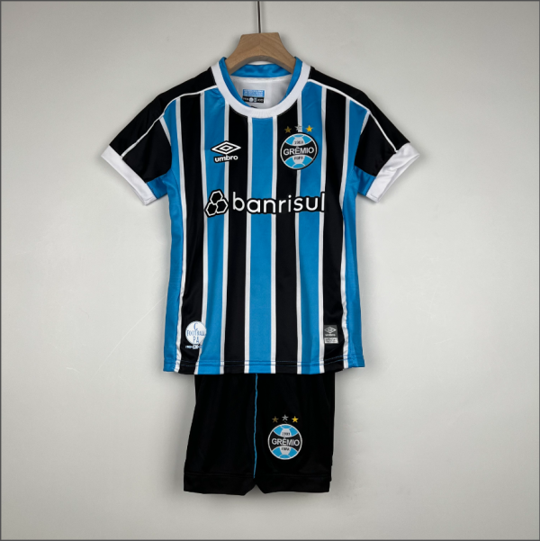 23/24  Gremio home  Kids Soccer Jersey