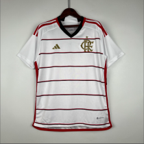 23/24 Flamengo Away white Fan Version Soccer Jersey
