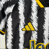 23/24 Juventus Kids home Soccer Jersey