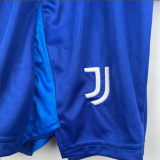 23/24 Juventus Kids Goalkeeper blue Soccer Jersey