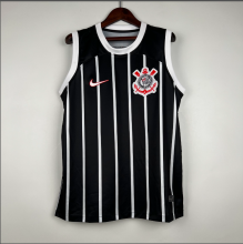23/24 Corinthians Vest  Away Fan Version Soccer Jersey
