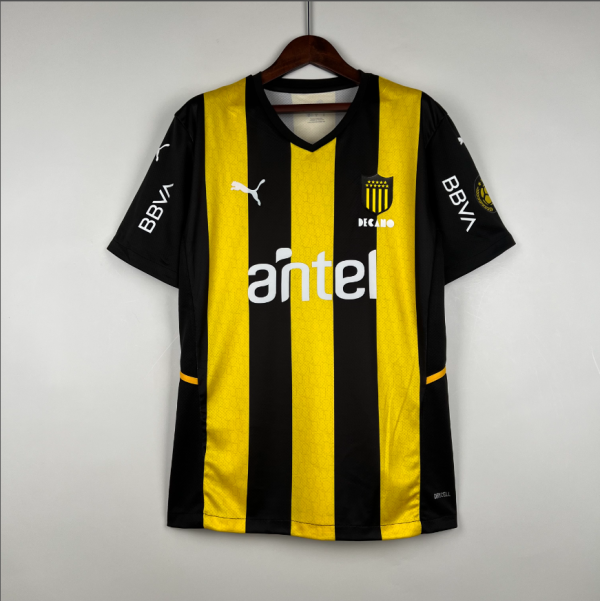 23/24 Atlético Peñarol Home Fan Version Soccer  Jersey