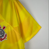23/24 Corinthians Goalkeeper Yellow Fan Version Soccer Jersey