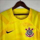 23/24 Corinthians Goalkeeper Yellow Fan Version Soccer Jersey