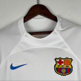 2023/24 Barcelona  Away  White 1:1 Qualit Fans Soccer Jersey