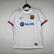 2023/24 Barcelona  Away  White 1:1 Qualit Fans Soccer Jersey