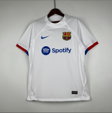 2023/24 Barcelona  Away  White 1:1 Qualit Fans Soccer Jersey