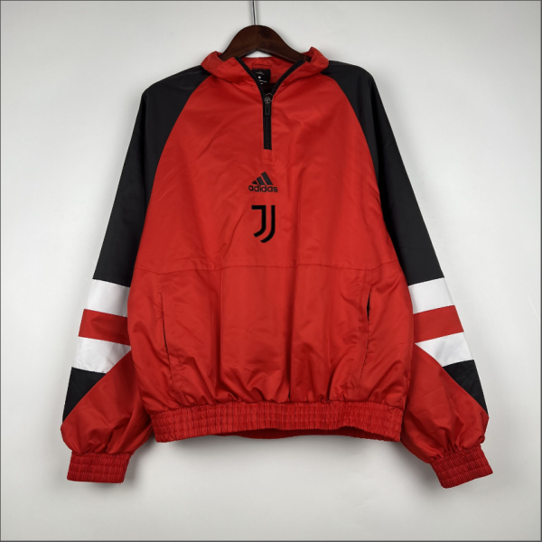23/24  Juventus Windbreaker  Red