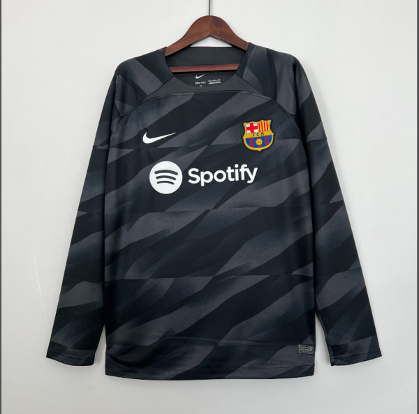23/24  Barcelona  Goalkeeper Long Sleeve  Black