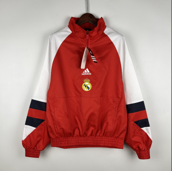 23/24 Real Madrid  windbreaker  Red