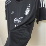 2022 World Cup Argentina Training Suit Black Soccer Jersey 1:1 Qualit (3 Stars 3星)