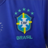 2022  Brazil Special Edition Blue Soccer Jersey