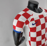 2022  World Cup Croatia home   Player Version  Soccer Jersey