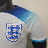 2022  World Cup England  Home  Player Version  Soccer Jersey