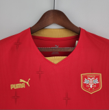 2022  World Cup Serbia home  Fan Version  Soccer Jersey
