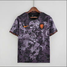 2022 World Cup  Netherlands Special Edition Black  Fans Version  Soccer jersey