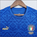 2022 Italy Euro Championship Special Edition Blue Soccer Jersey