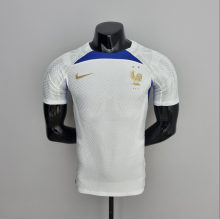 2022  World Cup France Training Suit White  Soccer Jersey