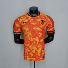 2022 World Cup  Netherlands Player Version Training Suit Orange   Soccer jersey