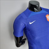 2022 World Cup Netherlands Training Suit Blue  Soccer jersey