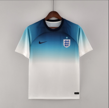 2022  World Cup England White Blue  Soccer Jersey