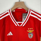 23/24 Benfica home Kids  Fans Version Soccer Jersey