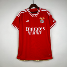 23/24 Benfica Home Fans Version Red Soccer Jersey