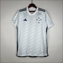 23/24 Cruzeiro away White Fan Version Soccer  Jersey