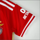 23/24 Benfica home Kids  Fans Version Soccer Jersey