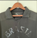 Retro 13/14 Brazil Black Soccer  Jersey