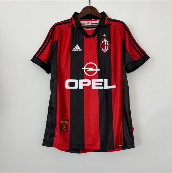 Retro 98/99 AC Milan Home  Soccer Jersey