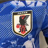 2023 Japan player version  special edition blue  Soccer Jersey