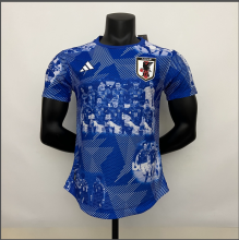 2023 Japan player version  special edition blue  Soccer Jersey