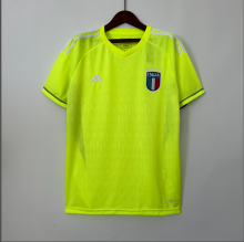 2023 Italy Goalkeeper  Green  Soccer Jersey