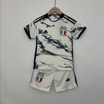 2023 Italy away  Kids  Soccer Jersey