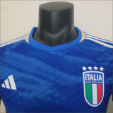 2023 Italy  Player Version Home   Soccer Jersey
