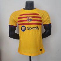 22/23  Barcelona Player Version Fourth Away  Soccer Jersey