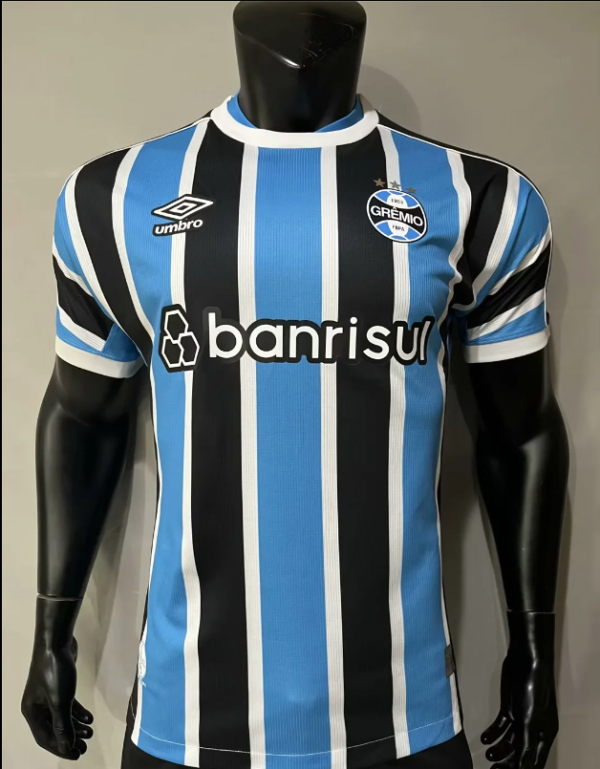 23/24 Gremio home Fan Version Soccer  Jersey