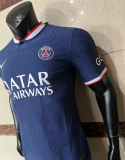 23/24 PSG Royal blue casual player version  Soccer Jersey