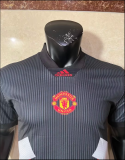23/24 M-U Black casual  Player Version  Soccer Jersey