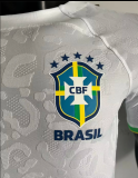 22-23 Brazil white  Player Version Soccer Jersey