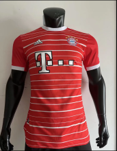 22/23 Bayern Munich Home jacquard  Player Version Soccer Jersey