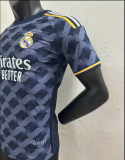 23-24 Real Madrid away Player Version Soccer Jersey